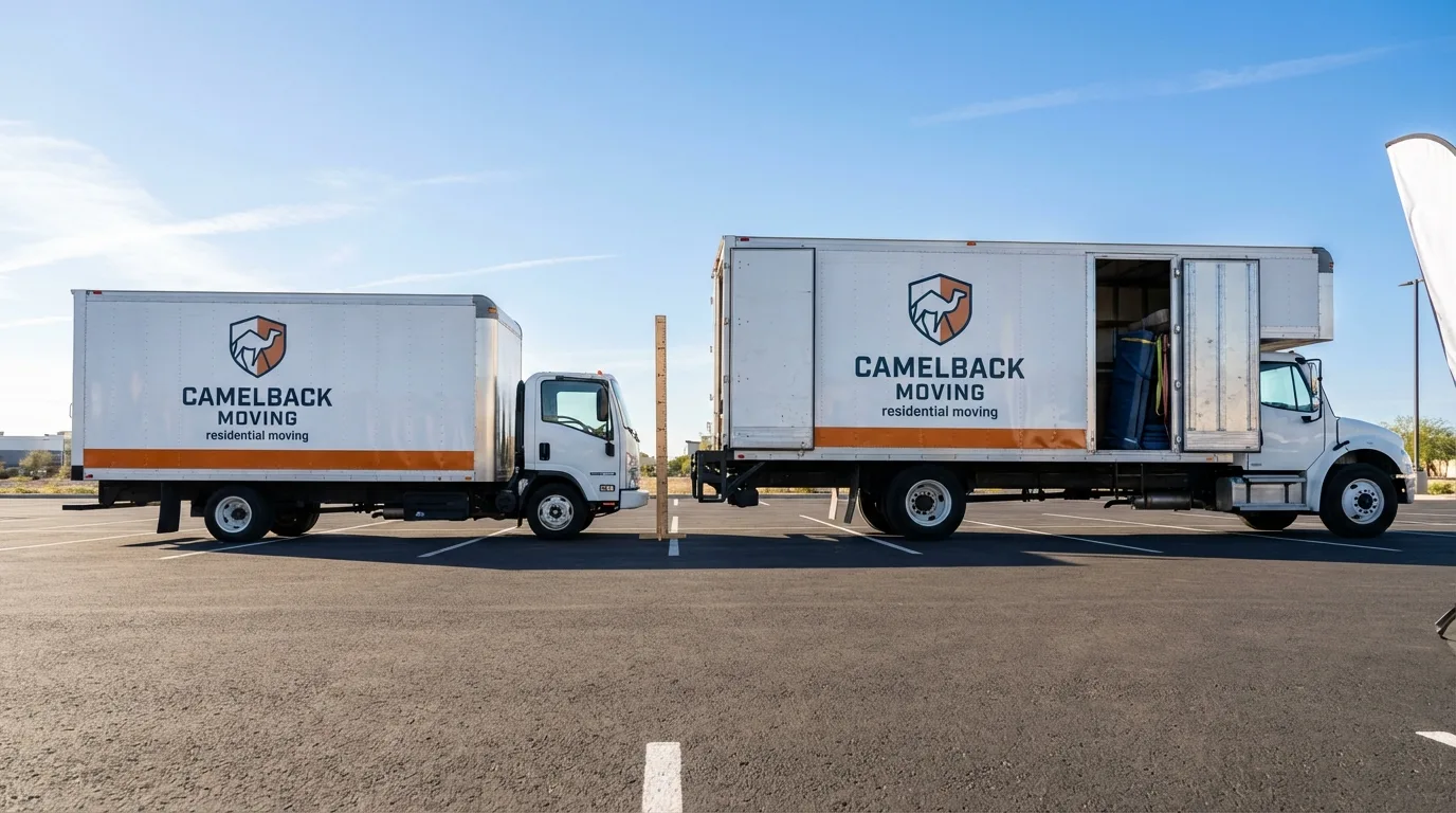 Moving truck size capacity guide in Wheeling